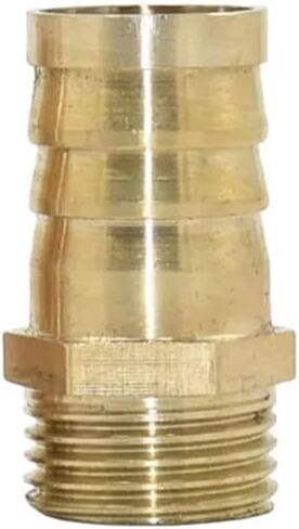 1pcs Brass 1/2 3/4" Male Thread To 14/16/19/25mm Hose Connector Copper Coupler Water Oil and Air Pipe Fitting(C) in Kuwait