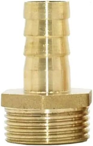1pcs Brass 1/2 3/4" Male Thread To 14/16/19/25mm Hose Connector Copper Coupler Water Oil and Air Pipe Fitting(C) in Kuwait