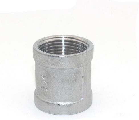 304 stainless steel inner threaded pipe clamp, internal thread heating straight joint1/2 "1/8" 1/4 "3/8" pipe joint,1/4" in Kuwait