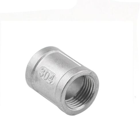 304 stainless steel inner threaded pipe clamp, internal thread heating straight joint1/2 "1/8" 1/4 "3/8" pipe joint,1/4" in Kuwait