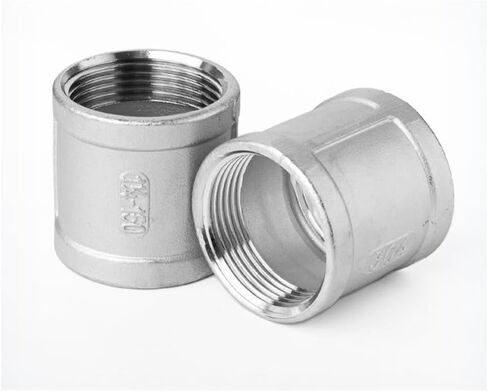 304 stainless steel inner threaded pipe clamp, internal thread heating straight joint1/2 "1/8" 1/4 "3/8" pipe joint,1/4" in Kuwait