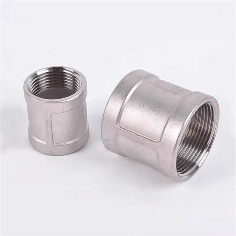 304 stainless steel inner threaded pipe clamp, internal thread heating straight joint1/2 "1/8" 1/4 "3/8" pipe joint,1/4" in Kuwait