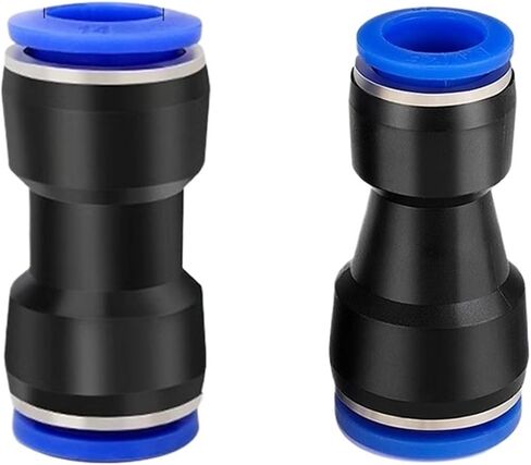 50/100PCS Pneumatic Fittings Quick Air Connector Hose Tube Fitting PU PG 4mm 6mm 8mm 10mm 12mm Push Into Pluglug(100 PCS,PG 8-6) in Kuwait