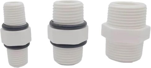1/4" 1/2" Male With Seal O-RING 3/4" Without O-ring POM Connector Fitting Aquarium Reverse Osmosis RO Water Dispenser(1/4") in Kuwait