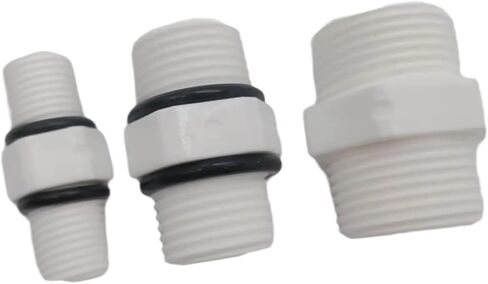 1/4" 1/2" Male With Seal O-RING 3/4" Without O-ring POM Connector Fitting Aquarium Reverse Osmosis RO Water Dispenser(1/4") in Kuwait