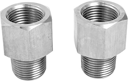 M12 M14 M16 Female x M8 M10 M12 M14 M16 M18 M20 1/8" 1/4" 3/8" 1/2" Male Thread Stainless Steel High Pressure Pipe Fitting(M16x1.5 to BSP3I8) in Kuwait