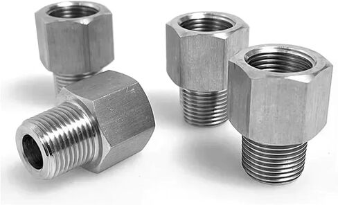 M12 M14 M16 Female x M8 M10 M12 M14 M16 M18 M20 1/8" 1/4" 3/8" 1/2" Male Thread Stainless Steel High Pressure Pipe Fitting(M16x1.5 to BSP3I8) in Kuwait