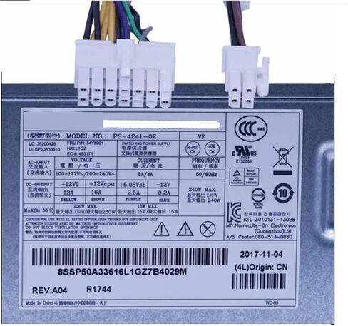 PSU for M82 4550 E31 72 73 H3050 Q77 B75 Q75 A75 Power Supply PS-4241-02 01 03 HK340-72FP PCB020 FSP240-40SBV in Kuwait