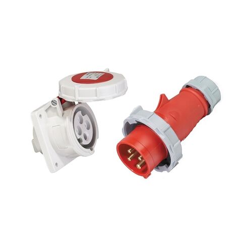 IP67 المكونات الصناعية الثلاجة الفريزر الحاويات البحرية موصل 4-core 32A-3h 4Pin (380v-440v-surface مقبس 2) in Saudi Arabia