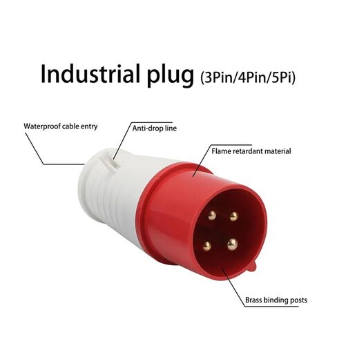 IP44 التوصيل الصناعي والمأخذ موصل مقاوم للمياه 3PIN 4PIN 5PIN 16A / 32A جدار التوصيل الكهربائي (16A 5P-01) in Kuwait