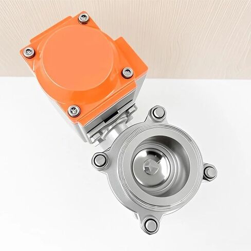 1.5 "ثلاثي المشبك 3 قطع صمام كروي هوائي OD38mm 304 الفولاذ المقاوم للصدأ مع تركيبات السباكة المحرك الهوائي in Kuwait