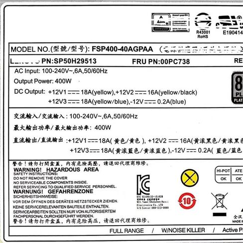محول التيار الكهربائي PSU لـ FSP500-40AGPAA FSP400-40AGPAA FSP400-40AGPAA in Kuwait