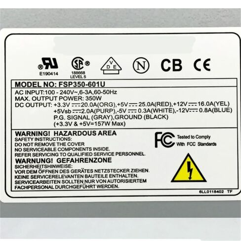 محول التيار الكهربائي لـ SSG520 FSP350-601U FSP350-701U FSP3501UR-JNP 1U PSU محول التيار الكهربائي in Kuwait