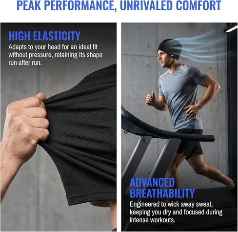 EUDOLAH 2 Pack Cooling Skull Caps for Men & Women Sweat Wicking Quick Dry Summer Breathable 3D Mesh Beanie for All-Day Wear in Kuwait