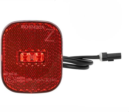 سكوتر كهربائي LED خلفي ضوء تحذير الفرامل مناسب لـ Segway Ninebot F3 ZT3 Max G3 سكوتر مقاوم للماء الحاجز الخلفي سلامة الفرامل استبدال الملحقات in Kuwait