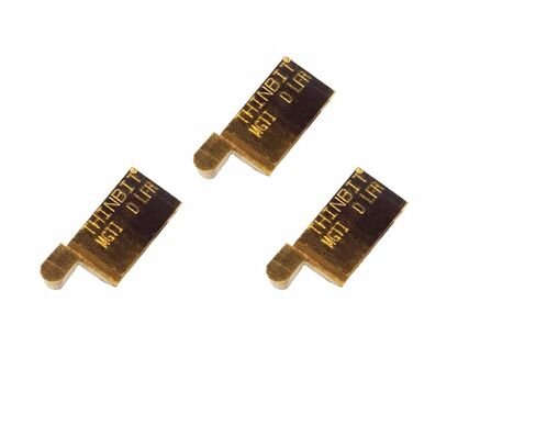 THINBIT 3 عبوات MGTI044D5LFRC عرض 0.044 بوصة، عمق 0.063 بوصة، كربيد مطلي بالقصدير، نصف قطر كامل، إدراج حز للفولاذ المقاوم للصدأ بدون قطع متقطعة in Kuwait