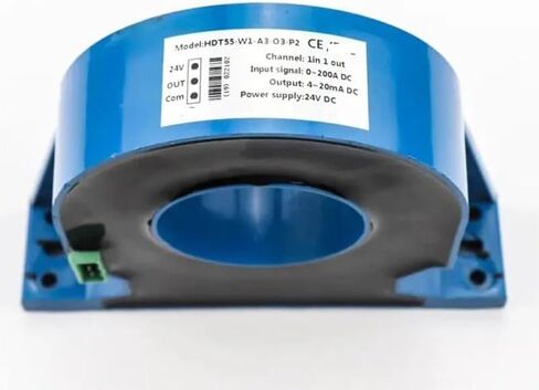 DC12-28V AC DC محول التيار 4-20ma 600v محول التيار 0-10v الجهد إلى عزل الإشارة الحالية 0-1000A (0-300A AC، 45mm) in Kuwait