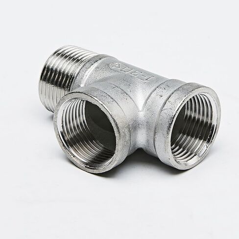 1 قطعة ذكر + أنثى + أنثى الخيوط 3 طريقة المحملة T وصلة أنابيب 1/2 "3/4" 1 "الخيوط SS304 الفولاذ المقاوم للصدأ (1/4") in Kuwait