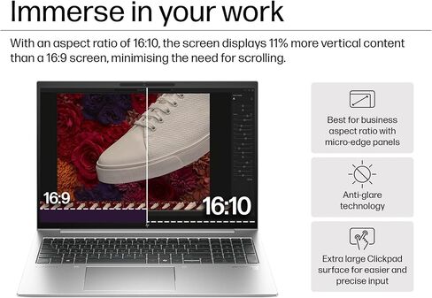 كمبيوتر محمول HP Elite Dragonfly G4 Business (شاشة لمس FHD+ مقاس 13.5 بوصة، Intel 10-Core i7-1365U، ذاكرة DDR5 سعة 32 جيجابايت، محرك أقراص SSD سعة 1 تيرابايت) خفيف الوزن فقط 2.2 رطل، إضاءة خلفية، بصمة الإصبع، كاميرا ويب 5 ميجابكسل، 2x Thunderbolt 4، Win 1 in Kuwait