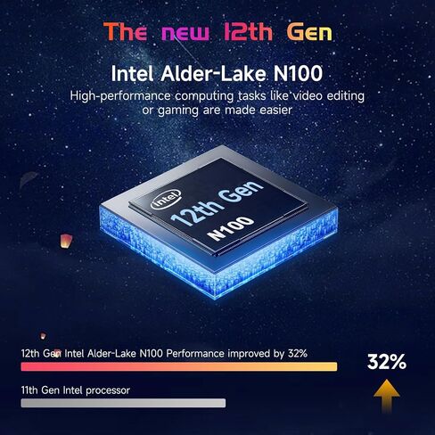 NIMO 15.6 IPS-FHD-Laptop, 16GB RAM 1TB SSD Intel Pentium Quad Core N100, Backlit Keyboard Fingerprint (Beat to i3-1115G4 Up to 3.4GHz) Computer for Student-Home WiFi 6 BT5.2 Win 11 in Saudi Arabia