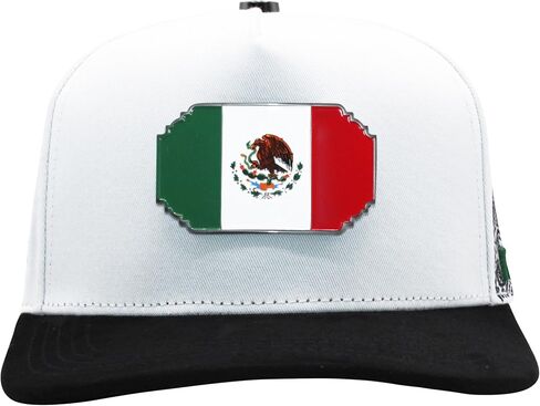 قبعات Ferreti FT159 المكسيك قبعة بيسبول للرجال والنساء - Gorra de Mexico Premium قابلة للتعديل، Gorras para Hombre Originales - قبعة بيسبول بيضاء in Kuwait