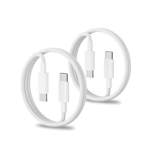 كابل USB C إلى USB C 3FT 60W، شاحن Apple MFi معتمد من النوع C سلك شحن سريع منسوج لهاتف iPhone 17 16 15 Pro Max Plus، iPad A16/10th Gen، iPad Pro 13/12.9/11 بوصة، iPad Air، MacBook Neo/Air in Kuwait