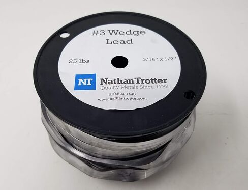 Wedge Lead #3-25 Lb Roll (1/2" Wide X 3/16" Thick) in Kuwait