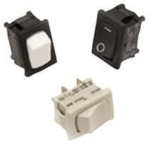 CARLING TECHNOLOGIES 651262-BB-0N SWITCH, ROCKER, SPST, 12A, 250V, BLACK (1 piece) in Kuwait
