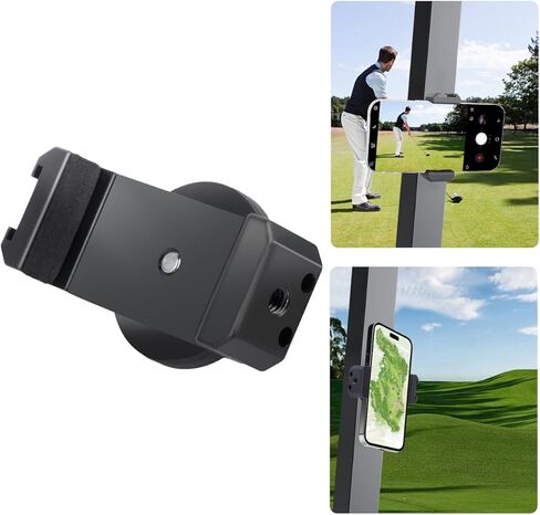 Magnetic Golf Cart Phone Holder - Strong N52 Magnet Mount for EZGO/Motorcycle/Gym, 360° Rotatable Phone Caddy for iPhone 16/Galaxy S24/Google Pixel Golf Cart Accessory（SJ024） in Kuwait