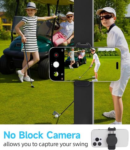Magnetic Golf Cart Phone Holder - Strong N52 Magnet Mount for EZGO/Motorcycle/Gym, 360° Rotatable Phone Caddy for iPhone 16/Galaxy S24/Google Pixel Golf Cart Accessory（SJ024） in Kuwait