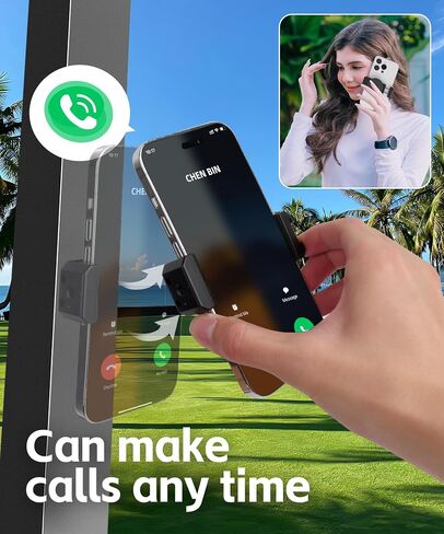Magnetic Golf Cart Phone Holder - Strong N52 Magnet Mount for EZGO/Motorcycle/Gym, 360° Rotatable Phone Caddy for iPhone 16/Galaxy S24/Google Pixel Golf Cart Accessory（SJ024） in Kuwait