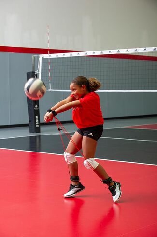 Tandem Sport Pass Rite - معدات تدريب تمرير الكرة الطائرة - معدات تدريب تمرير الكرة الطائرة للحد من حركة الذراع المفرطة - مساعدة تدريب تقنية عثرة الكرة الطائرة للمبتدئين in Kuwait