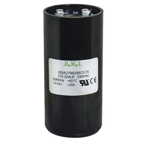 270-324 uF x 330 VAC - Mars - BMI Start Capacitor # 092A270B330CE7A - Made in The USA in Kuwait