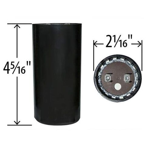 270-324 uF x 330 VAC - Mars - BMI Start Capacitor # 092A270B330CE7A - Made in The USA in Kuwait