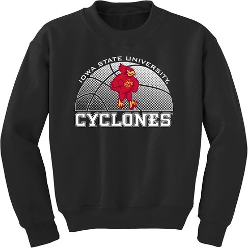 اختر التصميم الخاص بك من CornBorn Kids - سويت شيرتات ISU Cyclones للشباب بفتحة رقبة مستديرة in Kuwait