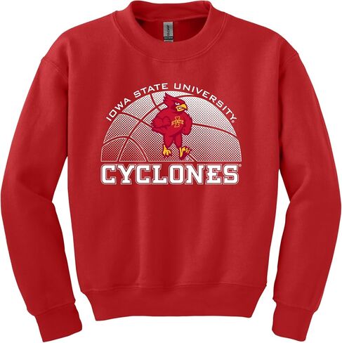 اختر التصميم الخاص بك من CornBorn Kids - سويت شيرتات ISU Cyclones للشباب بفتحة رقبة مستديرة in Kuwait