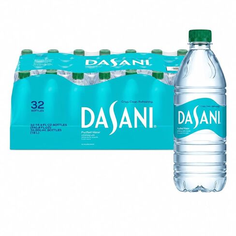 Purified Drinking Water Bottles 16.9 Fl Oz, 32 Pack – BPA Free Bottled Water Case | Purified Water Bottles For Home, Office, Travel & School | Pure Agua Mini Water Bottles Giftset For Emergency Supply in Kuwait