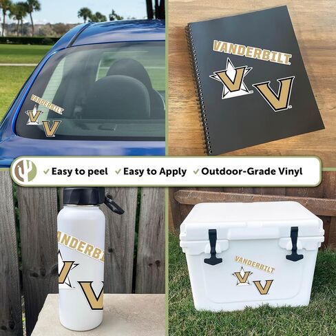 Desert Cactus Vanderbilt University Sticker Commodores VU Vinyl Decals Laptop Water Bottle Car Scrapbook T5 (Type 5-1) in Kuwait