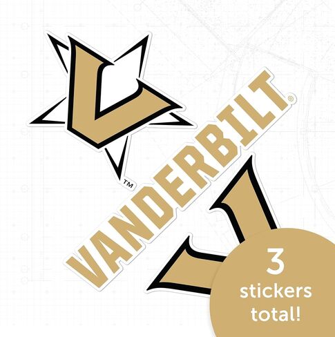 Desert Cactus Vanderbilt University Sticker Commodores VU Vinyl Decals Laptop Water Bottle Car Scrapbook T5 (Type 5-1) in Kuwait