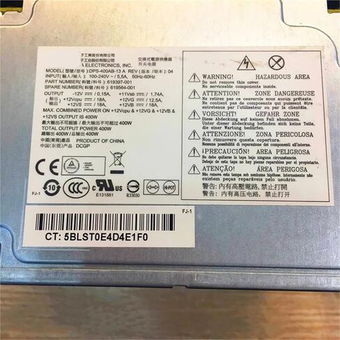 محول التيار الكهربائي لـ DPS-400AD Z21O 619397-001 619564-001 DPS-400AD-13A كابل محول PSU الطاقة in Kuwait