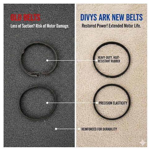 Replacement of Hoover Upright Vacuum Belts 2 Pk #38528040 X 2 in Kuwait