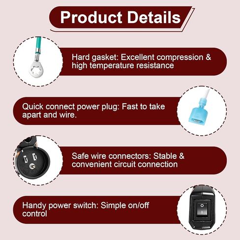 836225 Switch Box for ProTeam Super Coach Pro 6 & 10 | Full Assembly Replacement, Includes Tightening Nut, Power Control Component, Commercial Backpack Vacuum Parts, Easy Fix in Kuwait