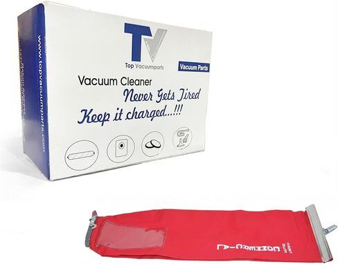 Replacement For Sanitaire SC679K, SC679J Tradition Upright Commercial Bagged Vacuum, Red Shakeout Bag Assembly Reusable Cloth Shake-Out Bag - 18 Qt Capacity 24716C-30 in Kuwait