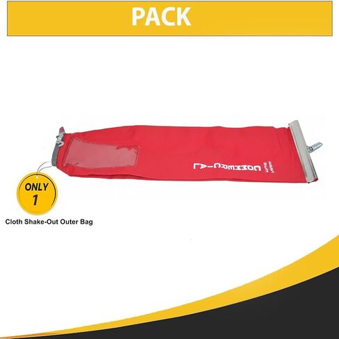 Replacement For Sanitaire SC679K, SC679J Tradition Upright Commercial Bagged Vacuum, Red Shakeout Bag Assembly Reusable Cloth Shake-Out Bag - 18 Qt Capacity 24716C-30 in Kuwait