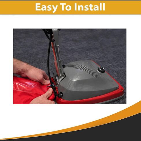 Replacement For Sanitaire SC679K, SC679J Tradition Upright Commercial Bagged Vacuum, Red Shakeout Bag Assembly Reusable Cloth Shake-Out Bag - 18 Qt Capacity 24716C-30 in Kuwait