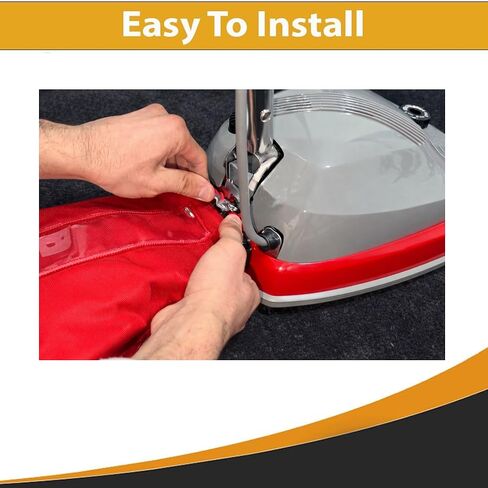 Replacement For Sanitaire SC679K, SC679J Tradition Upright Commercial Bagged Vacuum, Red Shakeout Bag Assembly Reusable Cloth Shake-Out Bag - 18 Qt Capacity 24716C-30 in Kuwait