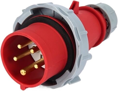 IP67 Industrial Waterproof Connector 5 core 32A Three Phase Five Wire 380V European Standard Aviation Connector 32A5P in Saudi Arabia