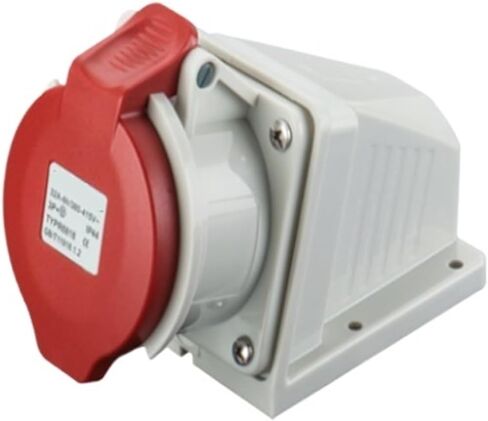 موصل صناعي IP44 مقاوم للرذاذ TYP6818 32A / 4-pin 380V مقبس تثبيت على السطح in Kuwait