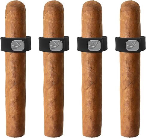 4PCS Adjustable Magnetic Cigar Holder for Golf Carts & Outdoor Use (Brown) in Kuwait