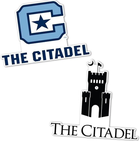 ملصق صبار الصحراء كلية القلعة العسكرية بكارولينا الجنوبية ملصق Citadel Bulldogs ملصق من الفينيل لزجاجة مياه الكمبيوتر المحمول ورقة قصاصات السيارة (مجموعة 4 بوصة V2) in Kuwait
